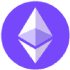 Ethereum logo for casino payment options.