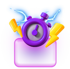 Fast transactions icon for casino payments.